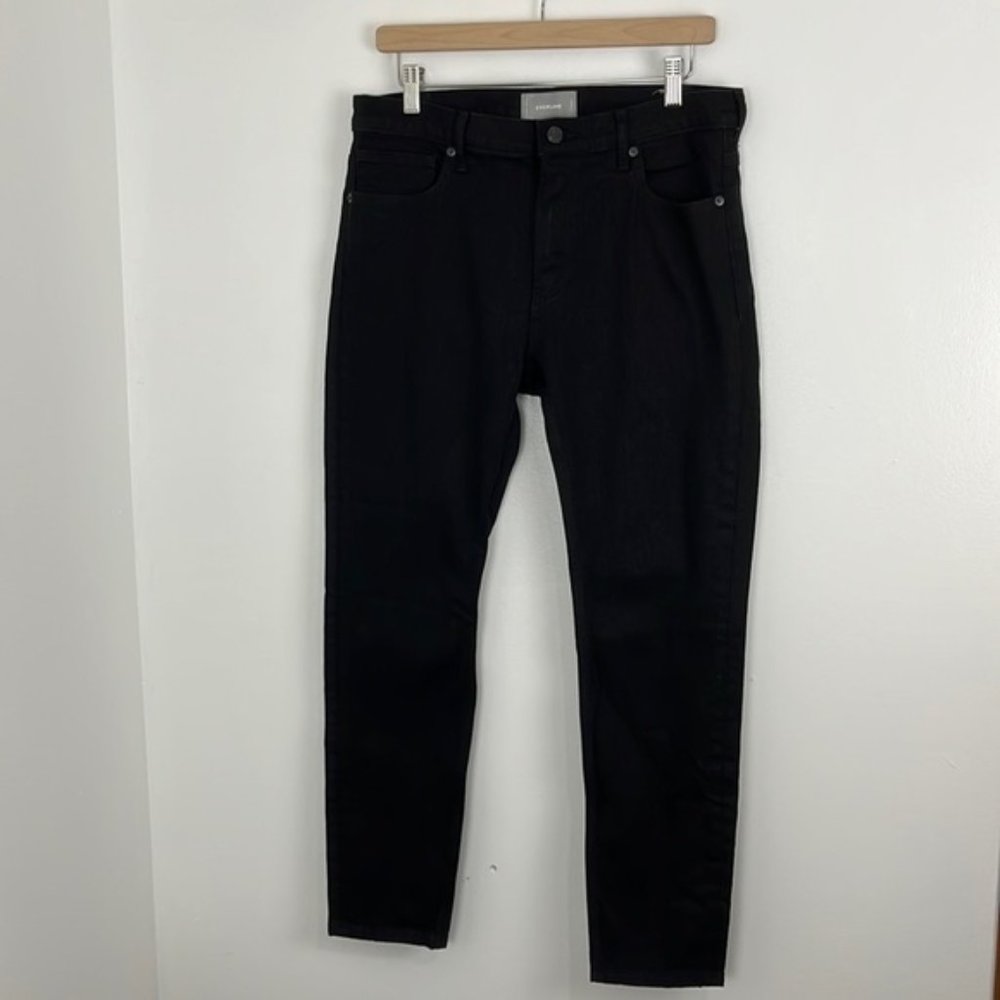 Everlane Regular Black Straight Leg Jeans